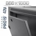Armario Rack 42U 800x1000 | Phasak Pro PHO-8142 19 In